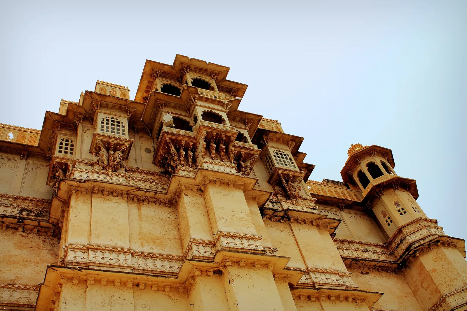 The City Palace, Udaipur, overlooking Lake Pichola