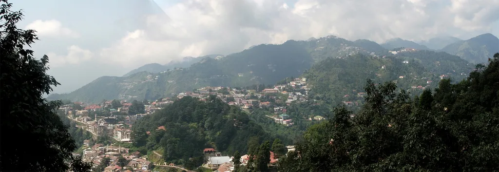 Mussoorie hill station, Uttarakhand, in the Himalayan foothills