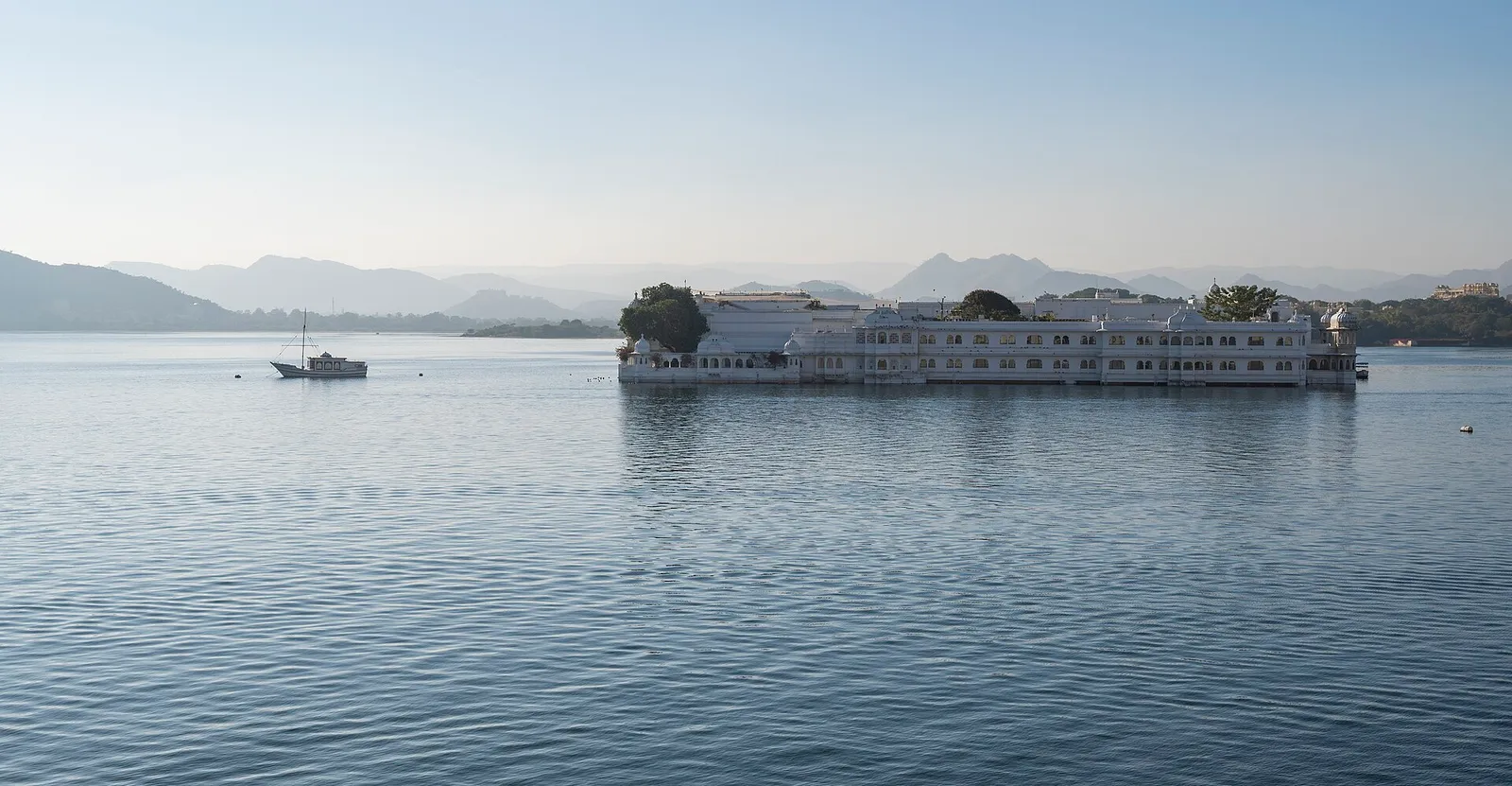 Taj Lake Palace, Udaipur, floating on Lake Pichola