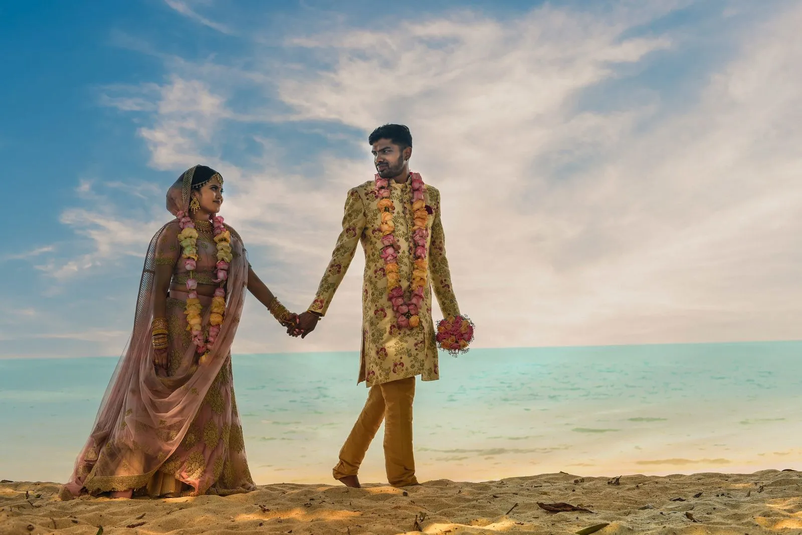 Riya & Kabir at Sunset